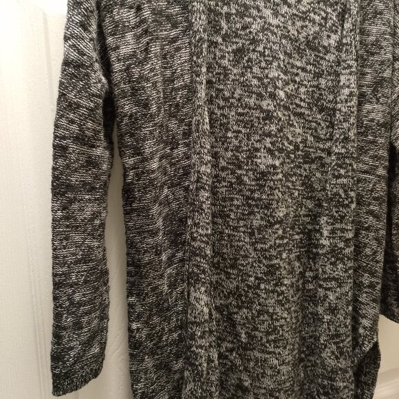 Women's cardigan sweater, long sleeve- black and white, small- Old Navy - Picture 2 of 4